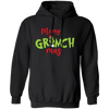 Merry Grinch-mas, Trendy Grinchmas, Grinch Christmas, Merry Christmas, Trendy Christmas Pullover Hoodie