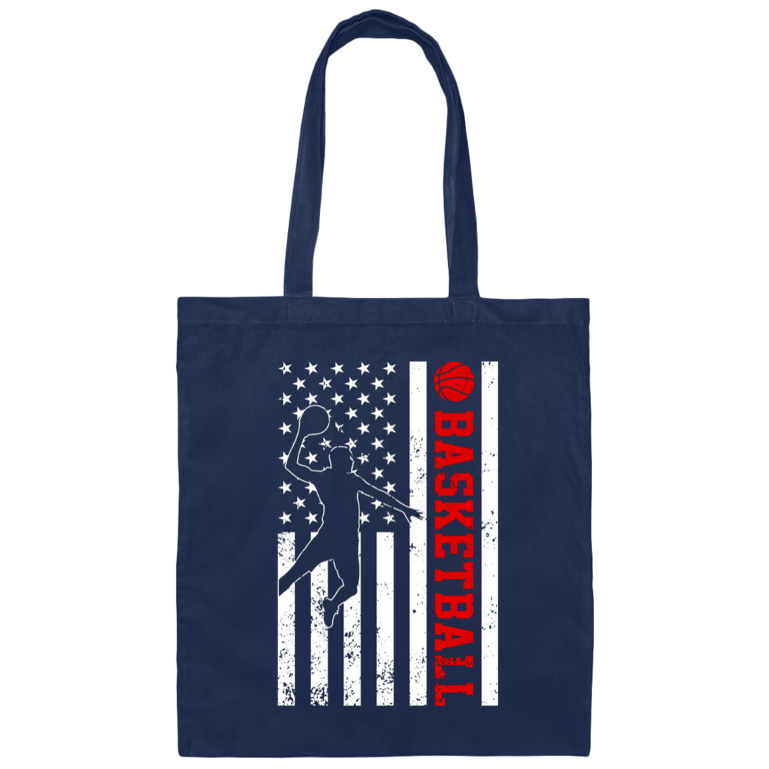 Basketball Player, American Basketball, Basketball Team Canvas Tote Bag