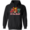 Joy To The World, Merry Xmas, Let Us Adore Him Christmas Pullover Hoodie