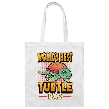 Turtle Ocean Animal Reptile Water Slow, Funny Dad Gift Canvas Tote Bag