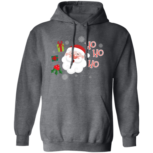 Cute Santa Claus, Ho Ho Ho Santa, Love Funny Santa, Merry Christmas, Trendy Christmas Pullover Hoodie