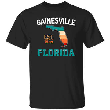 Gainesville, Florida, EST 1854, Retro Florida, American State Unisex T-Shirt