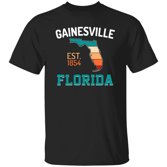 Gainesville, Florida, EST 1854, Retro Florida, American State Unisex T-Shirt