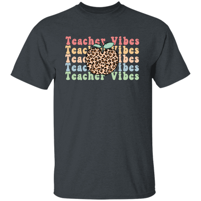 Teacher Vibes, Apple Lover, Apple Vibes, Groovy Teacher Unisex T-Shirt