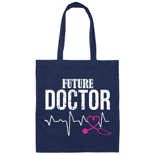 Doctor Gifts, Medical Student, Future Doctor, Doctor Student Gift Canvas Tote Bag