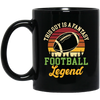 This Guy Is Fantasy Football Legend, Retro Football Legend Black Mug