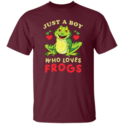 Just A Boy Who Love Frogs, I Love Frog, Funny Frog Unisex T-Shirt