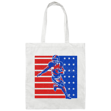 Fooball Player, American Sport, Best Of Football In America Canvas Tote Bag