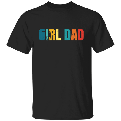 Girl Dad, Daughter's Dad, Father's Day Gifts, Retro Daddy Unisex T-Shirt