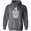 Watercolor Pineapple, Heart Sunglasses, Summer Vibes, Xmas Vibe Pullover Hoodie