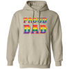 Proud Dad, Lgbt Dad, Proud Lgbt, Lgbt Pride, Gay Dad Pullover Hoodie