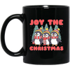 Joy The Christmas, Cute Penguin, Penguin Christmas, Merry Christmas, Trendy Chrismas Black Mug