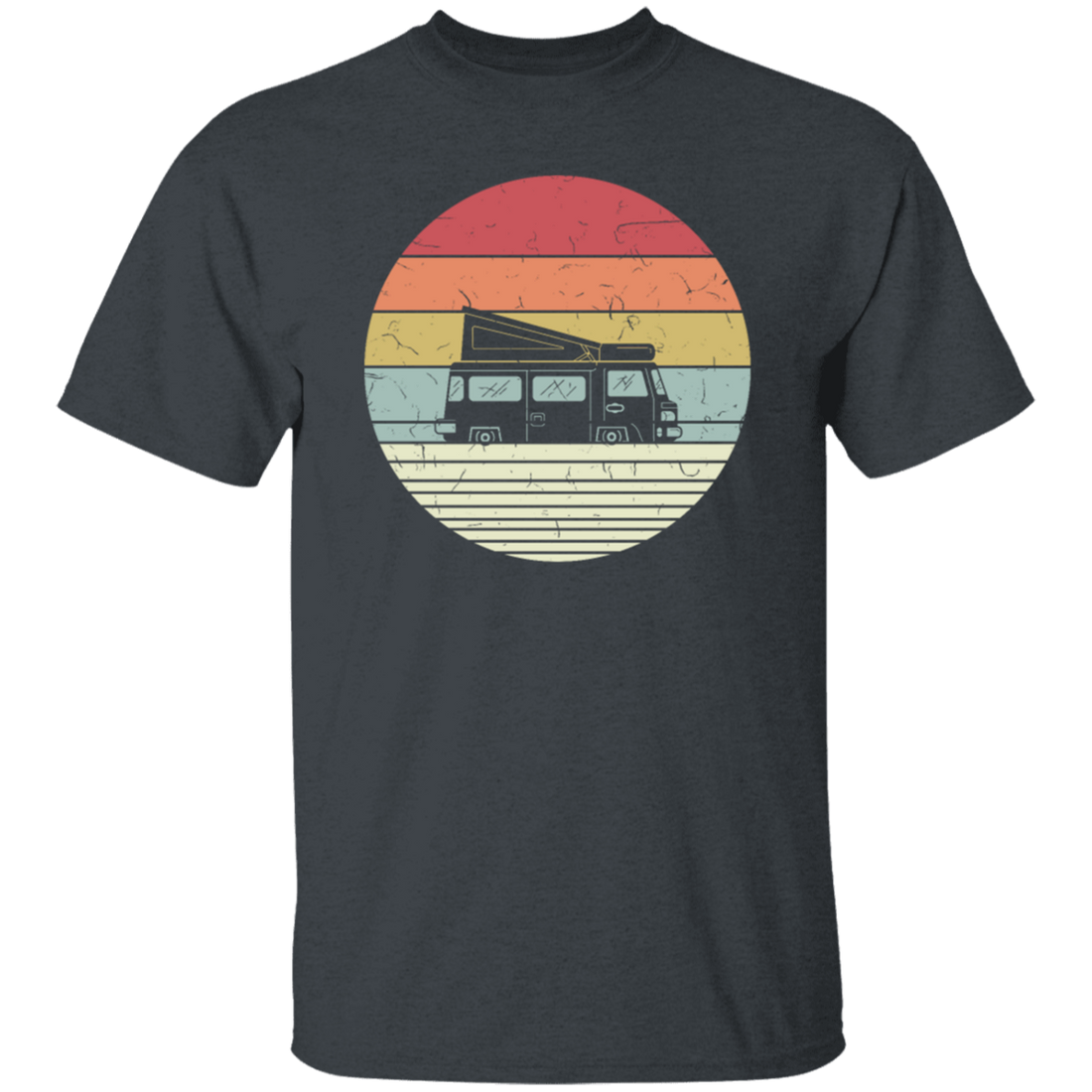 Camp Bus, Camping Bus, Retro Bus Go To Camp, Cool Bus For Family Campers Unisex T-Shirt