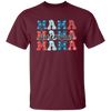 Mama, American Mama, Groovy Mama, Mommy's Day Unisex T-Shirt