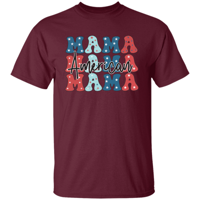 Mama, American Mama, Groovy Mama, Mommy's Day Unisex T-Shirt