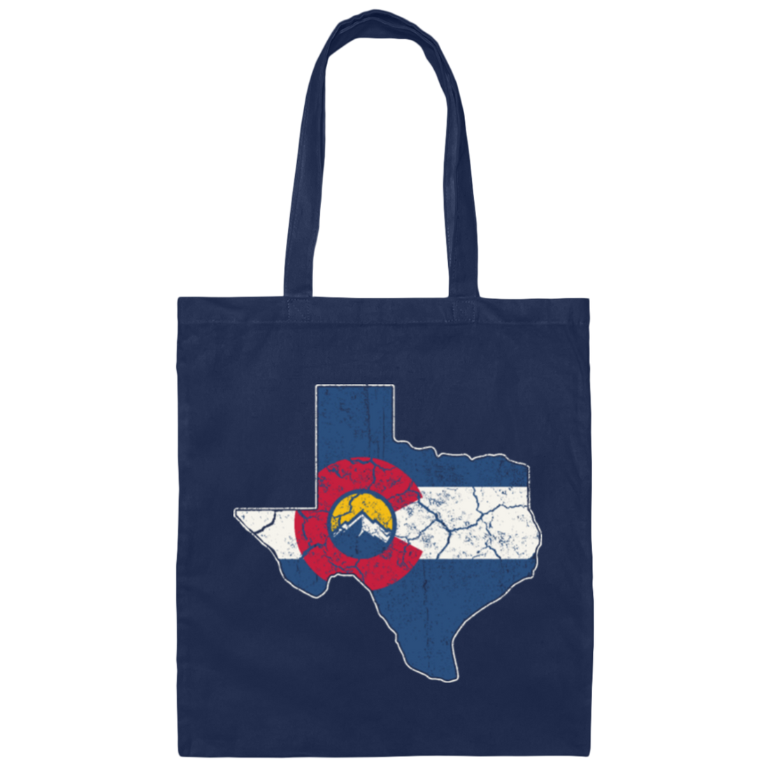 Texas Colorado Flag, Colorado, Texas holdem Canvas Tote Bag