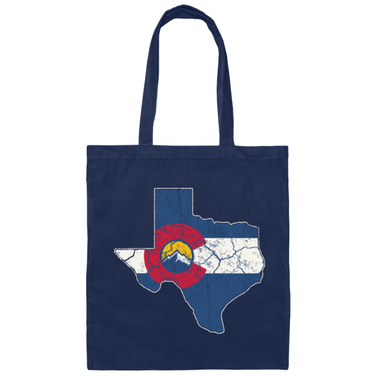 Texas Colorado Flag, Colorado, Texas holdem Canvas Tote Bag