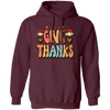 Give Thanks, Thanksgiving's Day, Thankful Design Pullover Hoodie