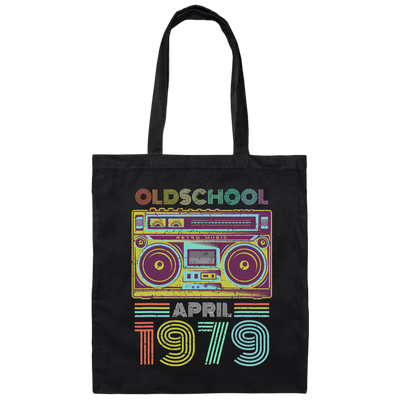 Birthday Gift April 1979, Love Cassette 1979 Canvas Tote Bag