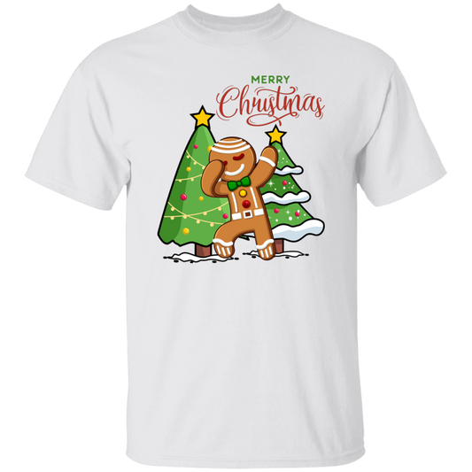 Funny Gingerbread, Dabbing Gingerbread, Funny Christmas, Merry Christmas, Trendy Christmas Unisex T-Shirt