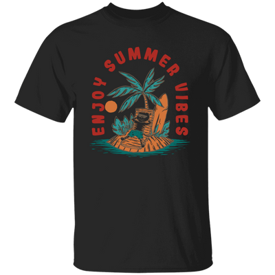 Enjoy Summer Vibes, Relax On Hawaii, Palm Tree Oasis Unisex T-Shirt