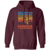 Education Is Important But Parkour Is Importanter, Retro Parkour Pullover Hoodie