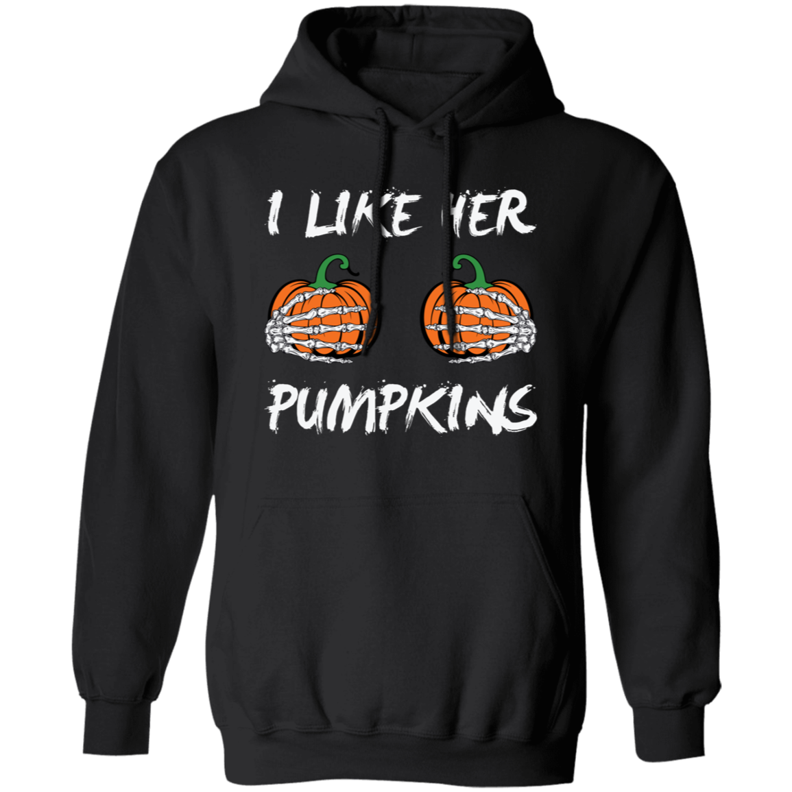 This I Like Her Pumpkins, Sexy Girl, Trendy Halloween, Like Her Boobs Pullover Hoodie features a vibrant design with an eye-catching combination of colors. The pullover hoodie is made of high-quality material and features detailed stitching for a comfortable fit. Perfect for those who want to show off their style during the Halloween season.