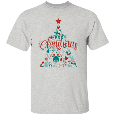 Christmas Tree, Christmas Pattern, Modern Christmas, Merry Christmas, Trendy Christmas Unisex T-Shirt