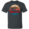 Camper Retro, Camping Vintage, Sun Gift For Camping Lover, Like To Camp Unisex T-Shirt