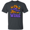 Fly Broom Stick, Run On Wine, Halloween's Day Unisex T-Shirt