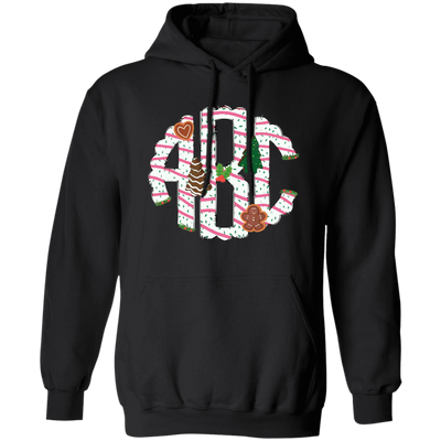 ABC Gingerbread, Alphabet Gingerbread, Xmas Tree Gingerbread, Merry Christmas, Trendy Christmas Pullover Hoodie