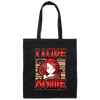 I Love Anime Saying Otaku Weeb, Anime Fan Canvas Tote Bag
