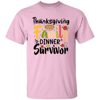 Thanksgiving Family Dinner Survivor, Thankful, Fall Season Unisex T-Shirt