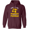 Sorry I Cant, I Have Plans With My Puzzle, Puzzle Lover Pullover Hoodie