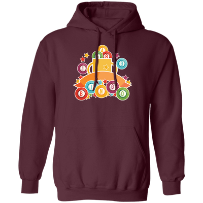 Get The Trophy, Win The Game, Bingo, Bingo Trophy Pullover Hoodie