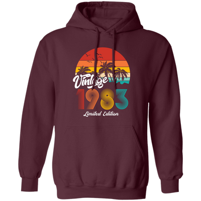 Vintage 1983, 1983 Birthday, 1983 Limited Edition, 1983 Retro Pullover Hoodie