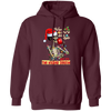 Skeleton When You're Dead Inside, Christmas Lights Pullover Hoodie