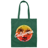 California Surfing Paradise Summer Mood With California Beach Canvas Tote Bag