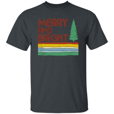 Merry And Bright, Retro Christmas, Love Christmas, Merry Christmas, Trendy Christmas Unisex T-Shirt