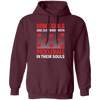 Some Girls Are Just Born With Pickleball In Their Souls Pullover Hoodie