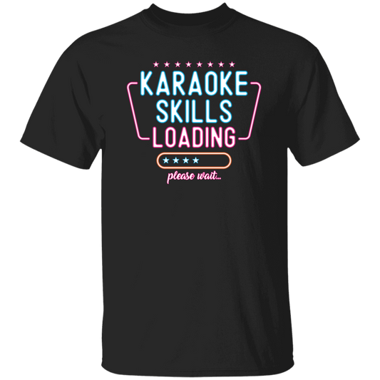 Retro Karaoke Lover Gift, Karaoke Skills Loading, Please Wait Unisex T-Shirt