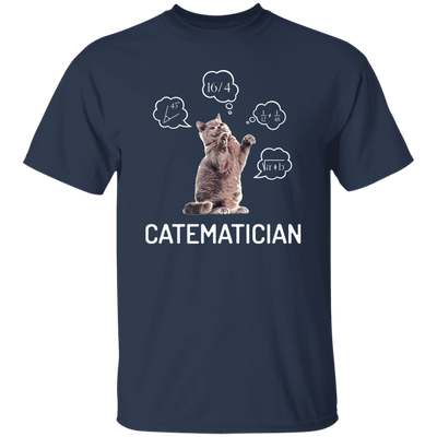 Catematician, Real Cat, Cat Love Math, Mathematics Unisex T-Shirt