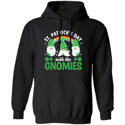 St Patrick's Day With The Gnomies, Patrick Gnome Pullover Hoodie