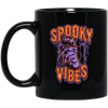 Spooky Vibes, Halloween Party, Halloween Holiday Black Mug