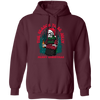 The Season To Be Jolly, Merry Christmas, Trendy Christmas, Skeleton Santa Pullover Hoodie