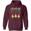 I'd Rather Be Playing In The Mud, Retro Pottery, Play Mud Pullover Hoodie