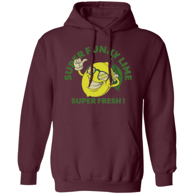 Super Funky Lime Super Fresh, Fresh Lime, Lime Fruit Pullover Hoodie