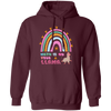 Math Is No Problem, No Prob-llama, Math Rainbow Pullover Hoodie