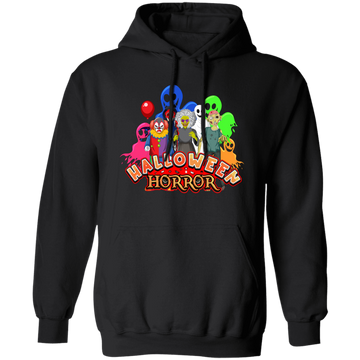 Halloween Horror, Ghosts In Halloween Party Pullover Hoodie