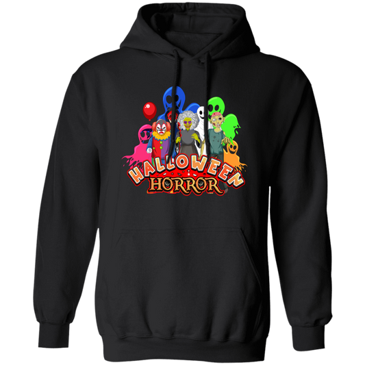 Halloween Horror, Ghosts In Halloween Party Pullover Hoodie